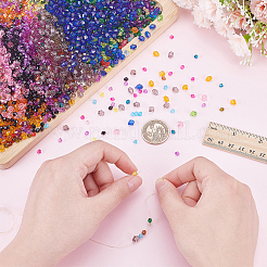 8450шт 2 стиля прозрачные акриловые бусины&nbsp;TACR-PH0001-84