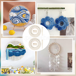 Наборы деревянных круговых ткацких станков в форме шестерни WOOD-WH0029-09