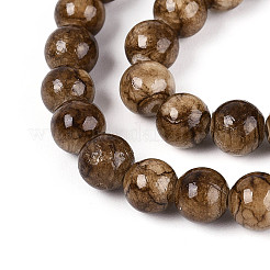 Природные персидские нефрита бисер пряди&nbsp;X-G-A255-A02-04E