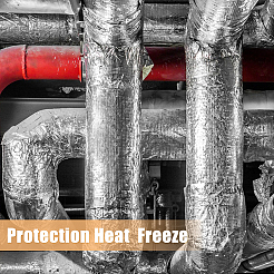 Самоклеящаяся теплоизоляция для крыши из хлопка TOOL-WH0052-19