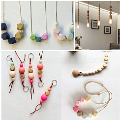 Граненый самородок натуральные деревянные бусины WOOD-PH0009-24