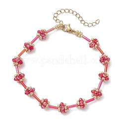 Pulseras de cuentas de semillas de vidrio para mujeres&nbsp;BJEW-MZ00216-02