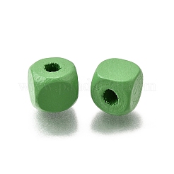 Спрей окрашены деревянные бусины WOOD-P021-01B-28