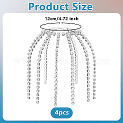 Латунные стеклянные стразы винные бутылки подвески украшение HJEW-OC00172