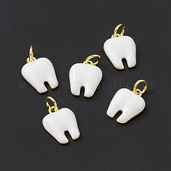 Подвески из латуни с эмалью в стойку&nbsp;KK-B065-08G