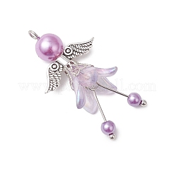 7шт 7 цвета стеклянные жемчужные подвески PALLOY-JF04120