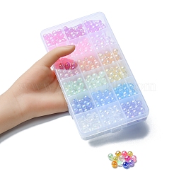 526шт 18 стиля прозрачные акриловые бусины&nbsp;MACR-YW0002-07