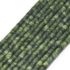 Натуральные китайские бусины из южного нефрита&nbsp;G-P575-B04-4x2mm