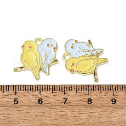 Подвески из эмали и сплава&nbsp;LS-ENAM-C030-01B-G