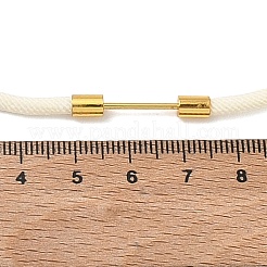 Verstellbare Nylonschnur Halskette machen&nbsp;KK-CBACFA2-02G-33