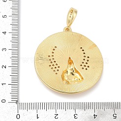 Латунные микро проложить кубического циркония подвески&nbsp;KK-D317-122G