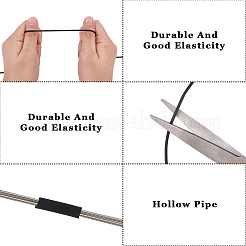 1 рулон полой трубы ПВХ трубчатый синтетический резиновый шнур&nbsp;RCOR-CY0001-01A