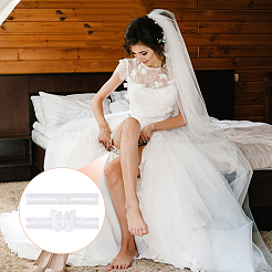 1 комплект колец для чулок из полиэстера с бабочками DIY-OC0013-43B