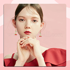 40 шт. подвески из вишневого стекла FIND-SC0016-51