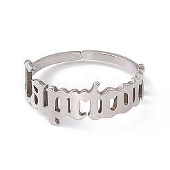 Bague ouverte constellation en acier inoxydable 304 anti-ternissement pour femme&nbsp;RJEW-C035-01D-P