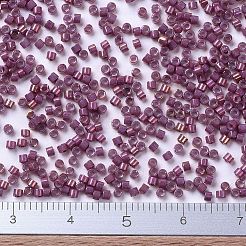 MIYUKIデリカビーズ小  シリンダー  日本製シードビーズ  15/0  （dbs1016)メタリックルバーブゴールドアイリス  1.1x1.3mm  穴：0.7mm  約175000個/袋  50 G /袋&nbsp;SEED-X0054-DBS1016