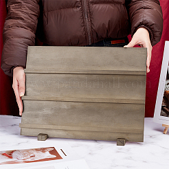 3-ярусные деревянные подставки для ювелирных изделий с наклонной спинкой FIND-WH0420-19A