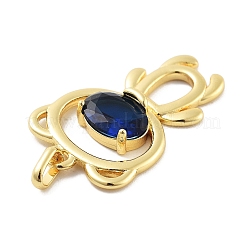 Стеклянные подвески из латуни с покрытием стойки KK-Z071-46G-02