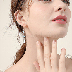 5 пара 925 сережек с застежкой-русалкой из стерлингового серебра&nbsp;STER-BBC0008-53