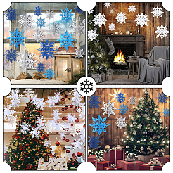 2 Beutel 2 Farben Weihnachtsmotiv Kunststoffdekorationen&nbsp;DIY-SC0026-68