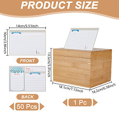 1 шт. бамбуковые коробки WOOD-NB0002-91