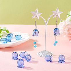 10 шт. стеклянные колпачки для изготовления колокольчиков GLAA-BY0001-05H