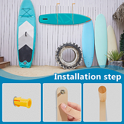 2 сумка из искусственной кожи для крепления доски для серфинга&nbsp;AJEW-OC0014-54