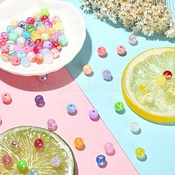 200шт 10 стиля непрозрачные акриловые бусины&nbsp;MACR-CJ0001-46