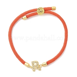 Bracelets réglables en nylon&nbsp;X-BJEW-C096-01G-18