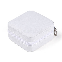 Квадратная шкатулка для ювелирных изделий из искусственной кожи PAAG-PW0012-05C