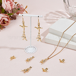 10шт 2 стиля латунные подвески&nbsp;KK-BC0014-85