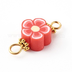 Соединители звеньев полимерной глины цветка&nbsp;PALLOY-JF00716