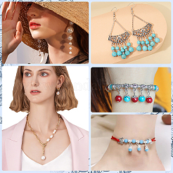 600 шт. фурнитура для ювелирных изделий&nbsp;KK-SP0001-73B-G