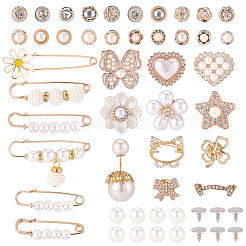 Брошь из сплава с английской булавкой AJEW-SP0002-13