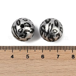 Окрашенные акриловые бусины &nbsp;PACR-P005-01B