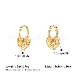 Boucles d'oreilles pendantes créoles en acier inoxydable 304 pour femmes&nbsp;AF5026-6