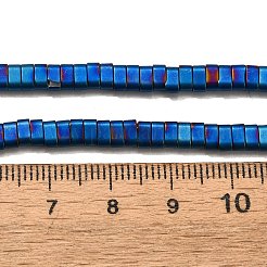 Нити синтетических немагнитных гематитовых бусин с 2 отверстием G-L613-A01-01G