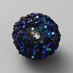 Perline glitter acriliche opache&nbsp;LS-FIND-CJC0010-111A-18