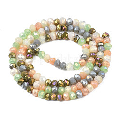 Непрозрачное стекло бисер нитей&nbsp;X-GLAA-T006-07-A03