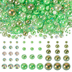 Halbrunde Cabochons aus ABS-Kunststoff&nbsp;FIND-TAC0038-08F