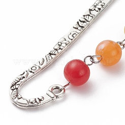 Marcapáginas de aleación de estilo tibetano para el día de halloween.&nbsp;AJEW-JK00165-05