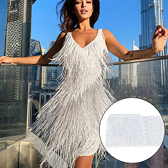 5 м отделочная лента из полиэстера с пайетками и кисточками&nbsp;OCOR-BC0006-56B