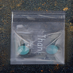 100 шт. 4 стили матовых пластиковых целлофановых пакетов для печенья с надписью&nbsp;ABAG-LP0001-32