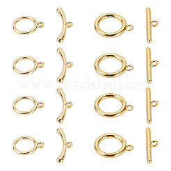 10 шт. 2-х стилевые латунные застежки-тоглы&nbsp;FIND-TA0008-44C