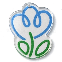 Прозрачные акриловые подвески&nbsp;MACR-Q160-02C