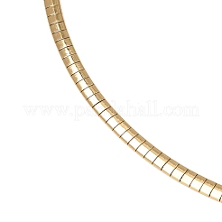 Collane a catena piatta a serpente in acciaio inossidabile 304 da 4 mm&nbsp;MAK-Z004-07G