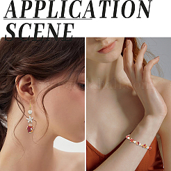 100 шт. 2 стиля синтетических бирюзовых бусин G-SC0002-89C