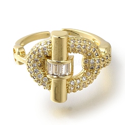 Обшивка стойки овальная с стержнем из латуни RJEW-S411-28G