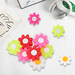 8шт 4-цветный силиконовый демпфер для теннисной ракетки&nbsp;AJEW-CN0005-02