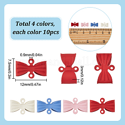 40 шт. 4-цветные литые соединительные звенья-подвески FIND-SP0002-48